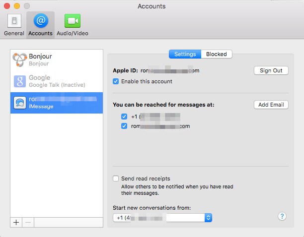 sync contacts from iphone to mac for imessage